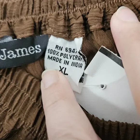 NWT Brown Tiered Pleated Flowy Maxi Skirt Size XL Western Cottagecore Boho - Picture 4 of 6